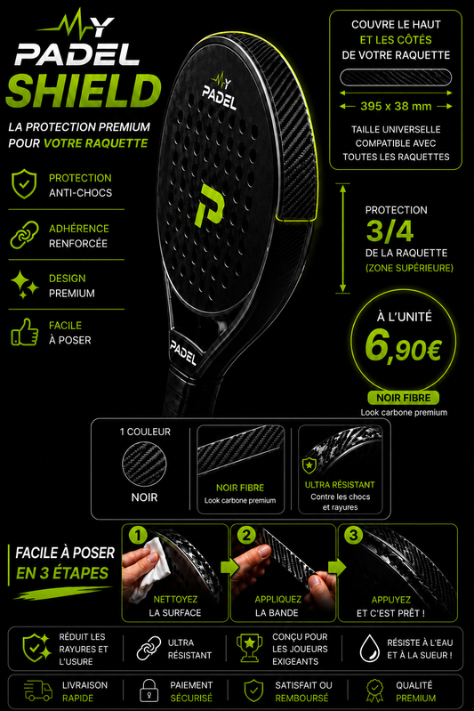 ➡️  My Padel Shield™ – Protection Premium pour Raquette de Padel
