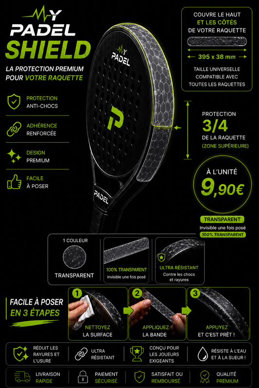 ➡️  My Padel Shield™ – Protection Premium pour Raquette de Padel